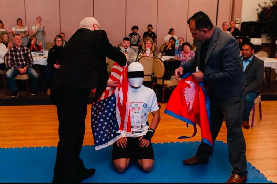 पार्कर खेलाडी दिनेश सुनार २० औं पटक गिनिज बुक अफ वल्र्ड रेकर्डमा नाम लेखाउन सफल